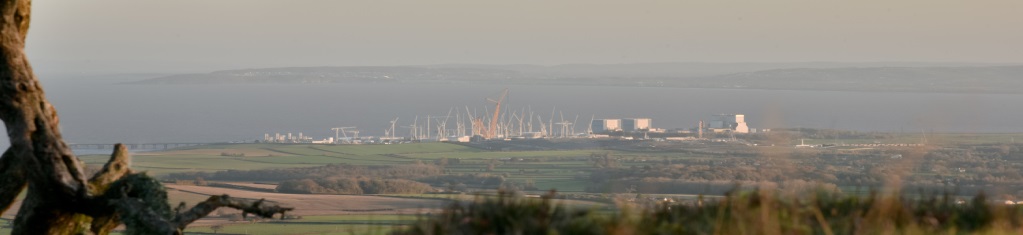 Image of the Hinkley Point C site from a distance
