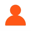 Orange person icon